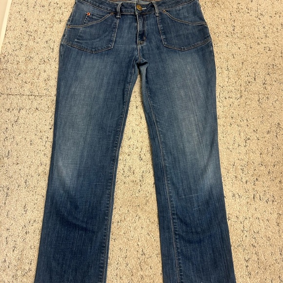 Hudson Sz. 31 vintage Y2K slight barrel leg- wider hip jeans in great vintage co - Picture 2 of 15